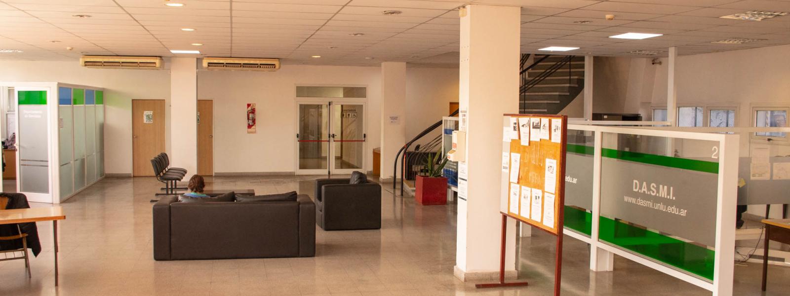 Vista del hall central
