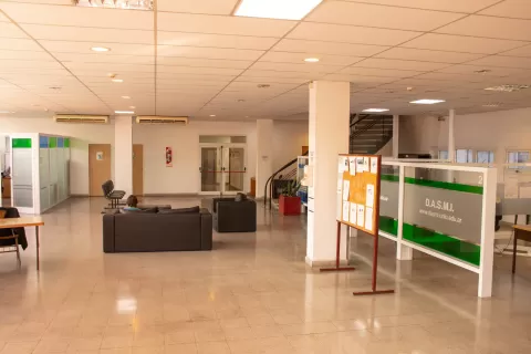 Vista del hall central